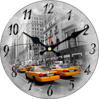 Reloj de pared vintage coche París