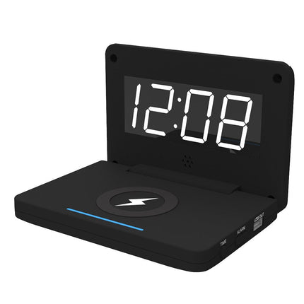 Despertador Digital con Cargador Inalámbrico