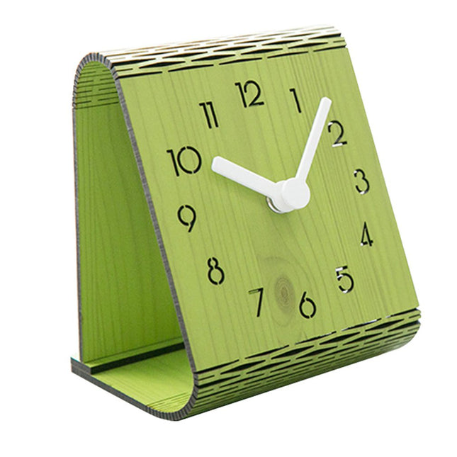 Reloj de mesa de madera moderno
