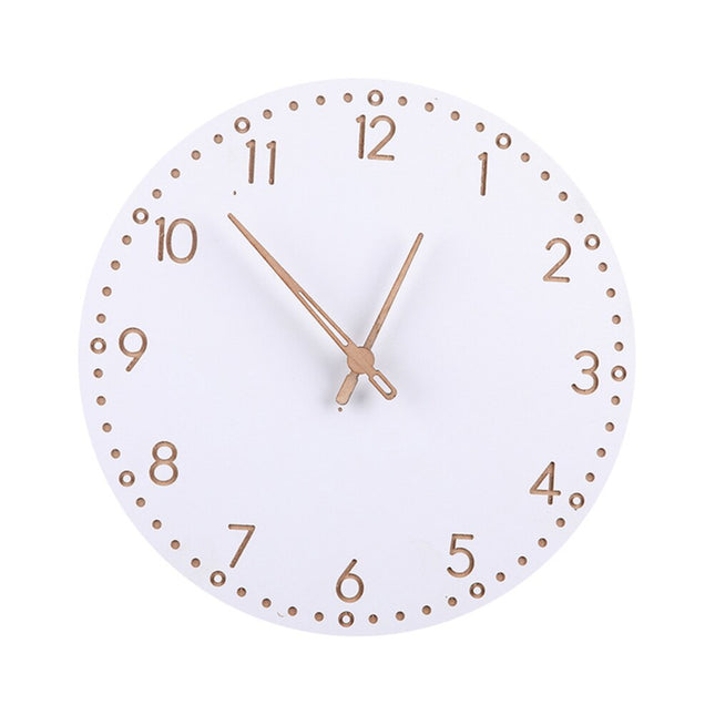 Reloj de pared escandinavo color blanco