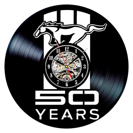 Reloj de vinilo coche Ford Mustang