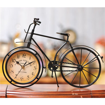 Reloj de sobremesa original bicicleta vintage