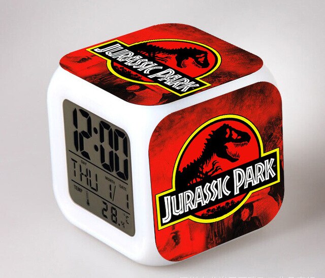 Despertador cubo digital infantil Jurassic Park