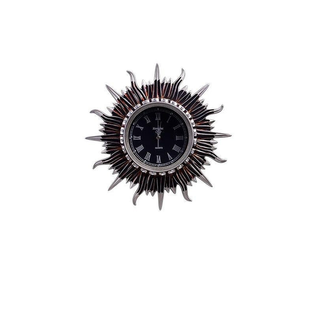 Reloj de pared barroco forma sol