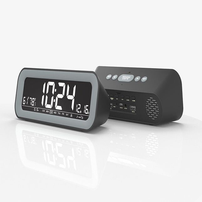 Reloj despertador digital diseño clásico moderno