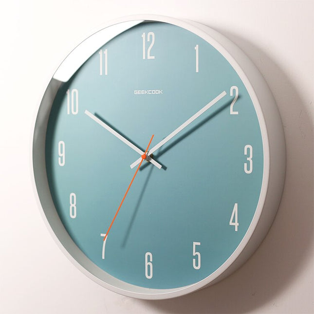 Reloj de pared nórdico moderno azul