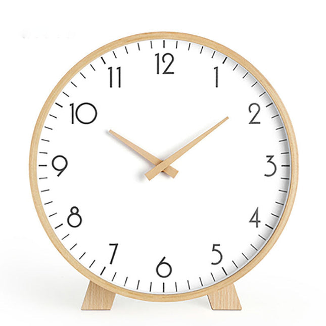 Reloj de sobremesa madera estilo nórdico