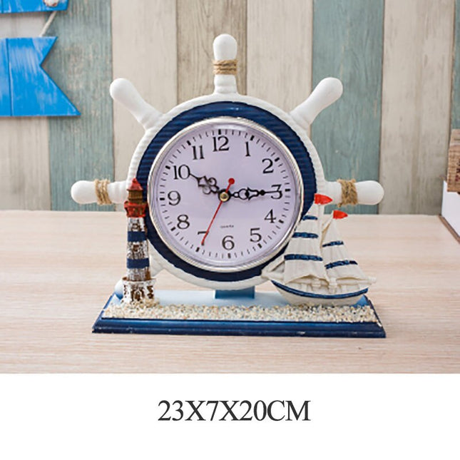 Reloj de sobremesa decorativo estilo náutico
