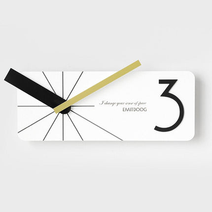 Reloj de pared rectangular diseño moderno