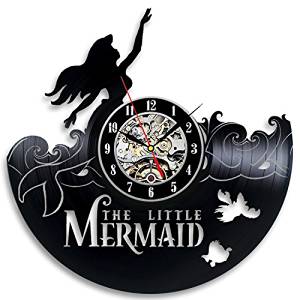 Reloj de vinilo de La Sirenita