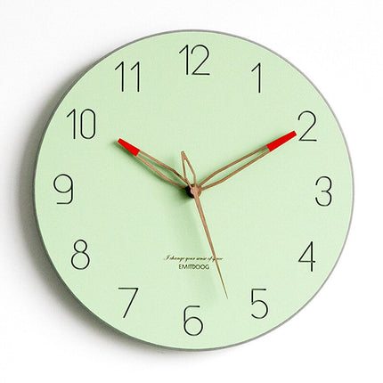 Reloj de pared moderno color pastel