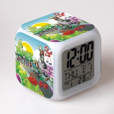 Despertador Cubo Temático Zombies para Niños