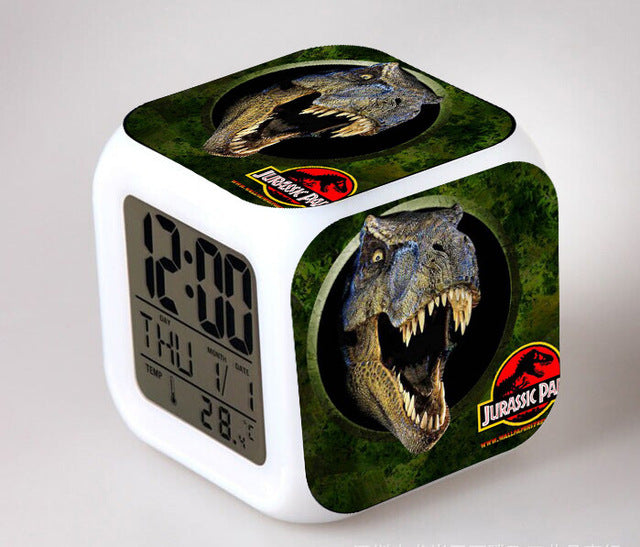 Despertador cubo digital infantil Jurassic Park