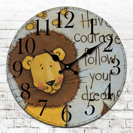 Reloj de pared infantil diseño búho