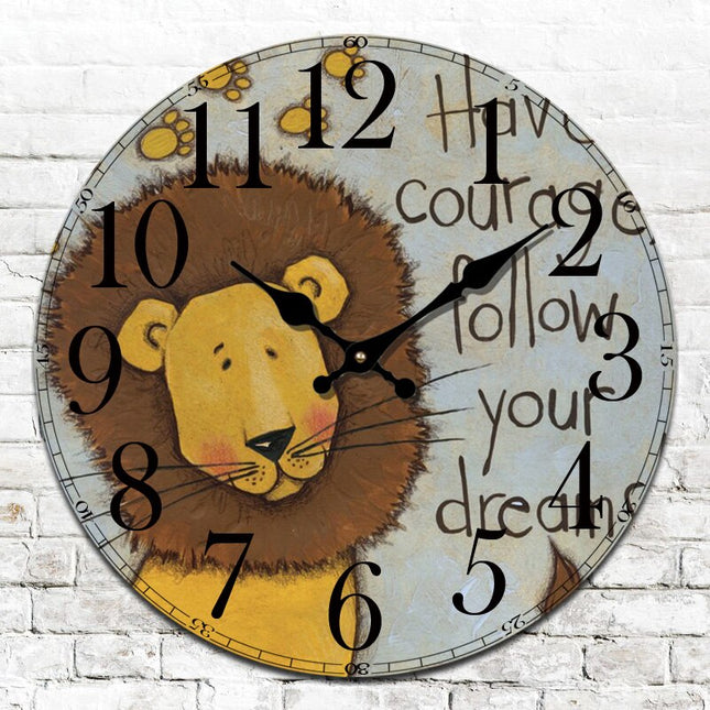 Reloj de pared infantil diseño búho