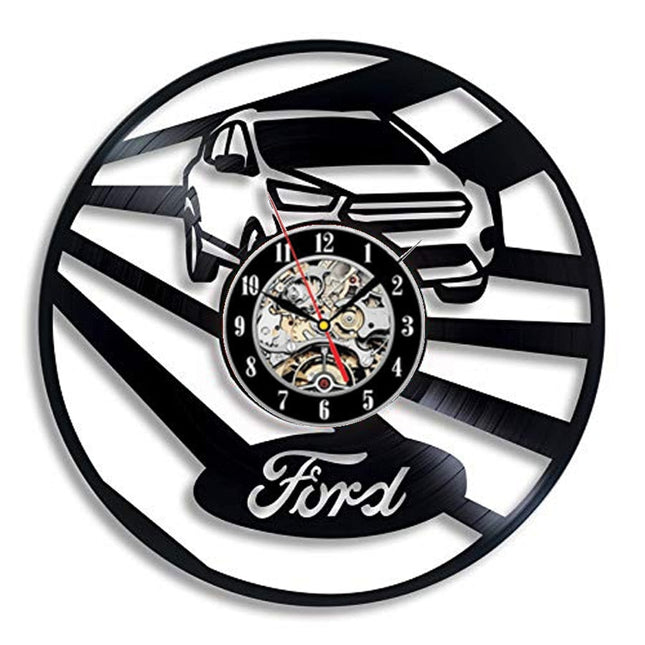 Reloj de vinilo coche Ford Mustang