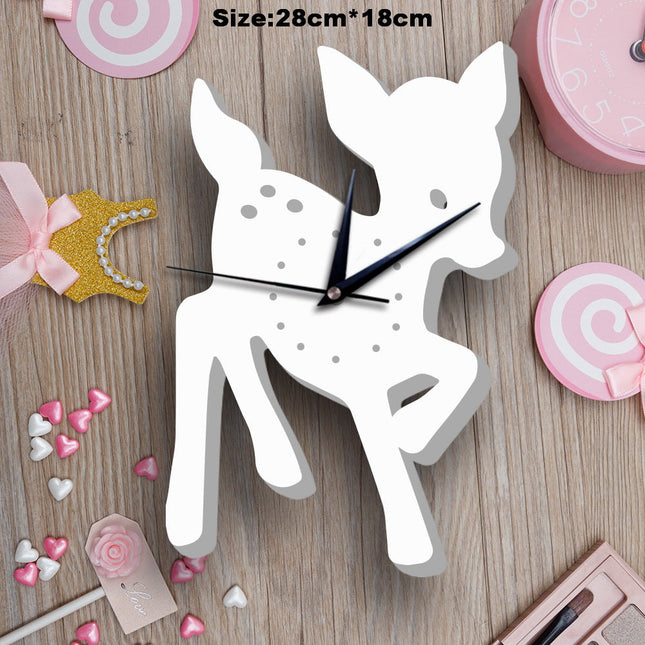 Reloj infantil de pared muñeco nieve