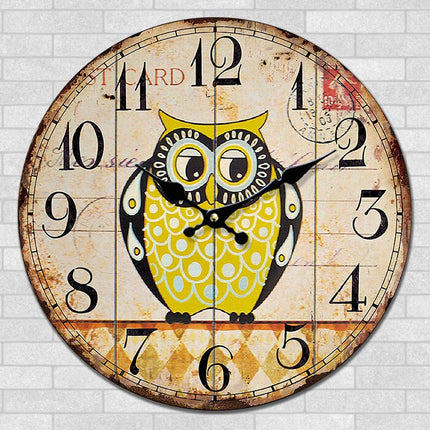 Reloj de pared infantil diseño búho