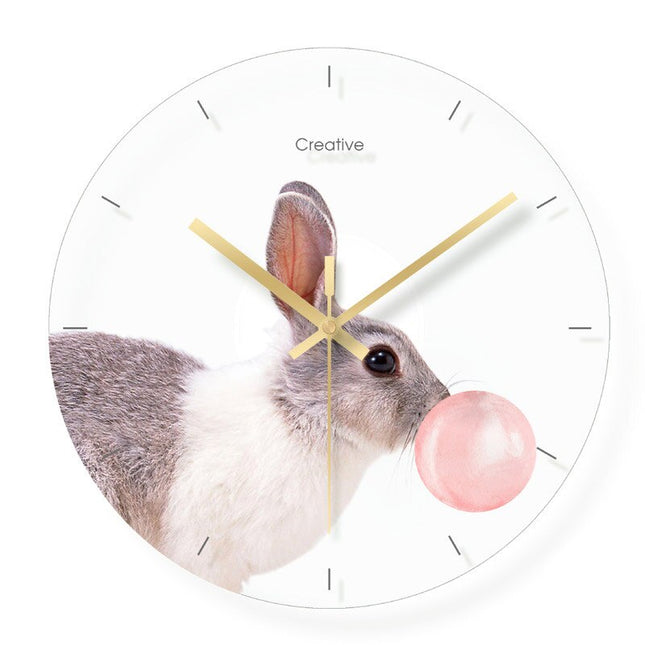 Reloj de pared infantil con zorro