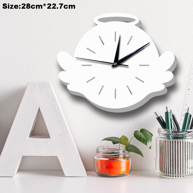 Reloj infantil de pared muñeco nieve