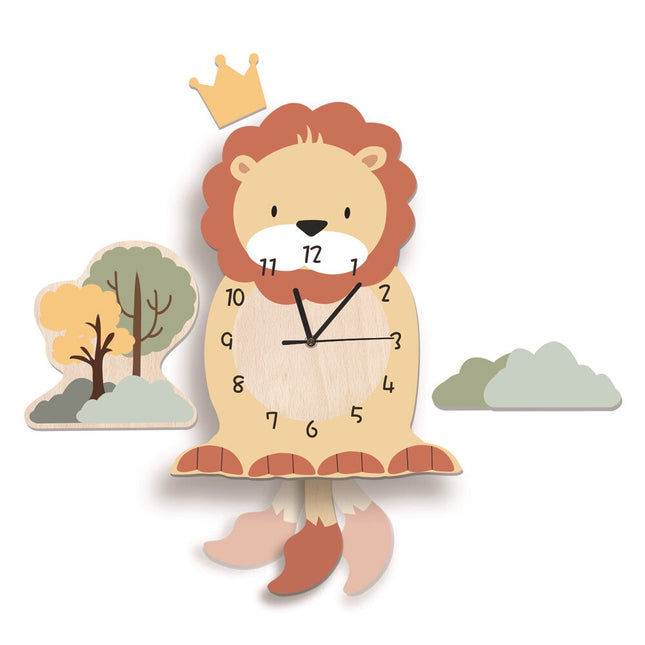 Reloj de pared infantil forma flamenco