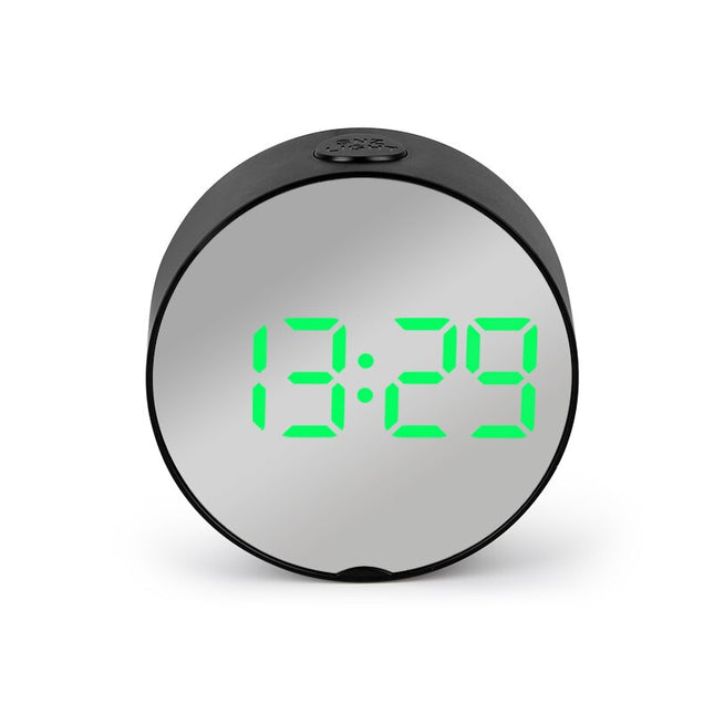 Reloj de escritorio digital con espejo