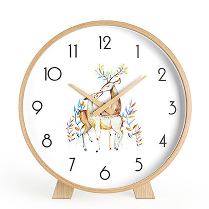 Reloj de sobremesa madera estilo nórdico