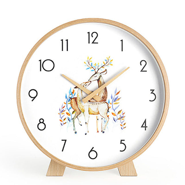 Reloj de sobremesa madera estilo nórdico