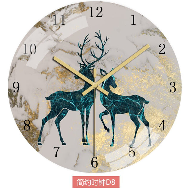 Reloj de pared diseño abstracto colorido