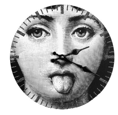 Reloj de pared diseño rostro mujer