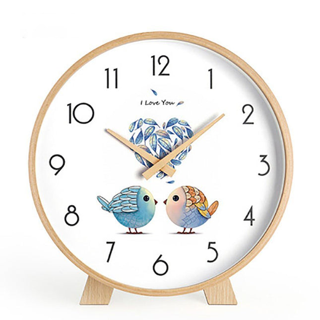 Reloj de sobremesa madera estilo nórdico