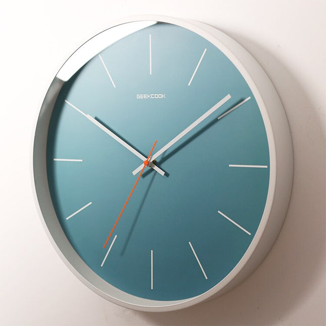 Reloj de pared nórdico moderno azul