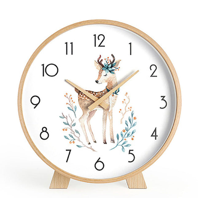 Reloj de sobremesa madera estilo nórdico