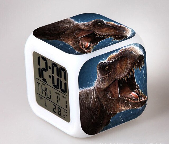 Despertador cubo digital infantil Jurassic Park