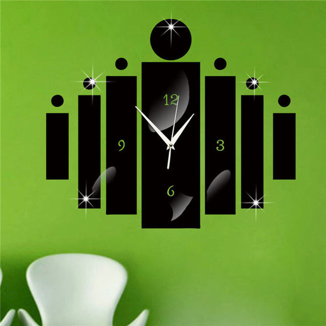 Reloj de pared infantil con péndulo cohete