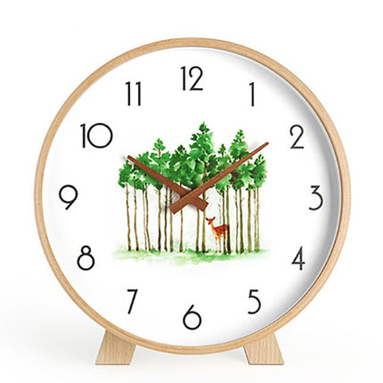 Reloj de sobremesa madera estilo nórdico