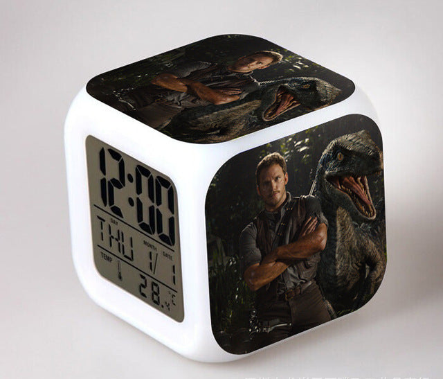Despertador cubo digital infantil Jurassic Park