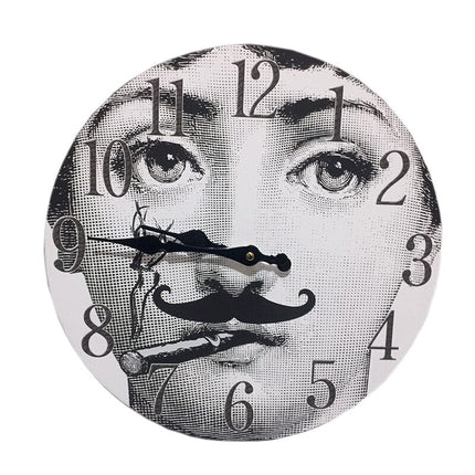 Reloj de pared diseño rostro mujer