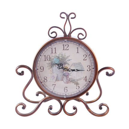 Reloj de sobremesa vintage forja París