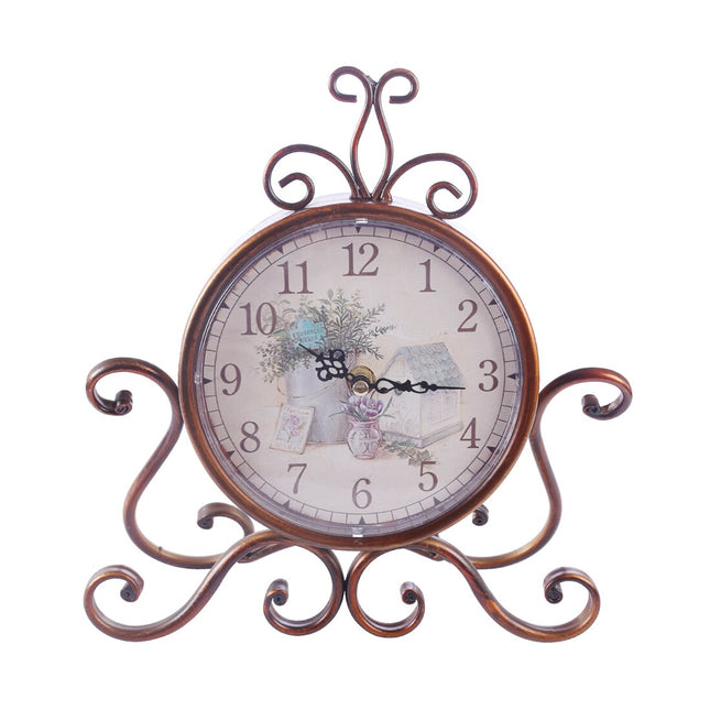 Reloj de sobremesa vintage forja París