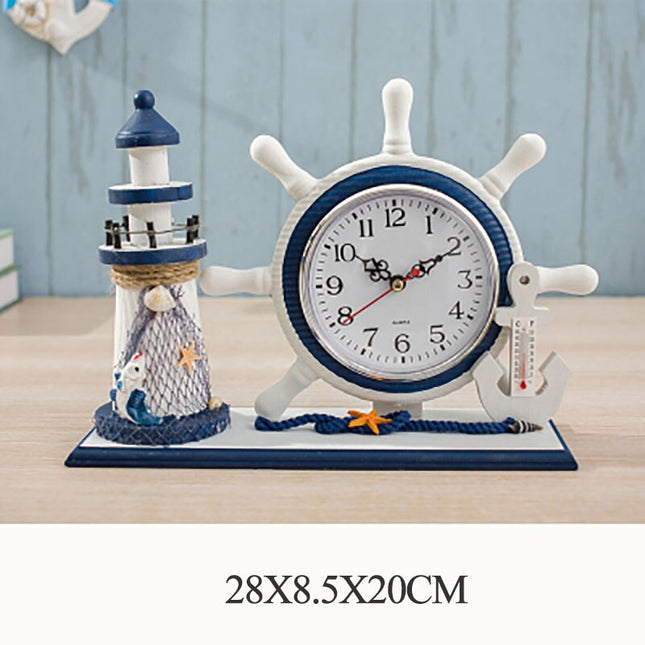 Reloj de sobremesa decorativo estilo náutico