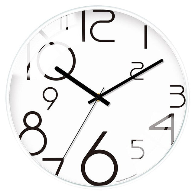 Reloj de pared nórdico cristal abombado