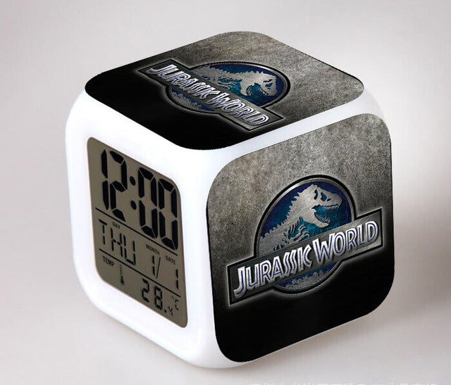 Despertador cubo digital infantil Jurassic Park