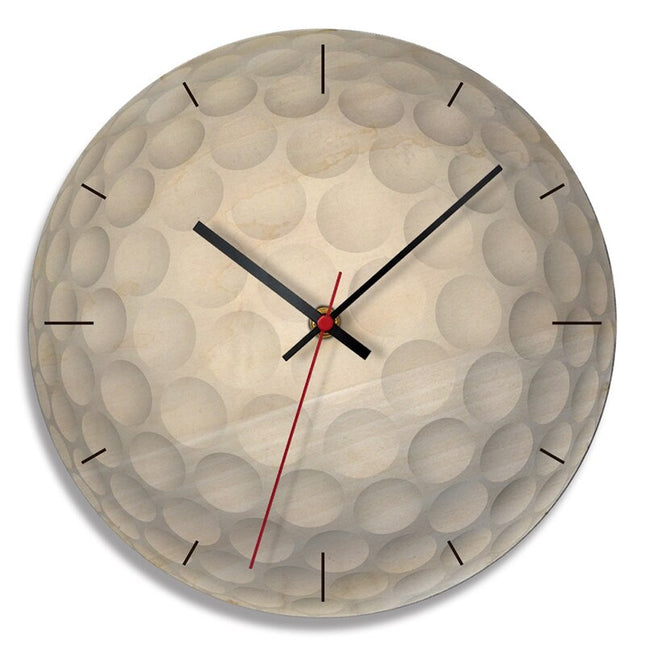 Reloj de pared madera balón fútbol