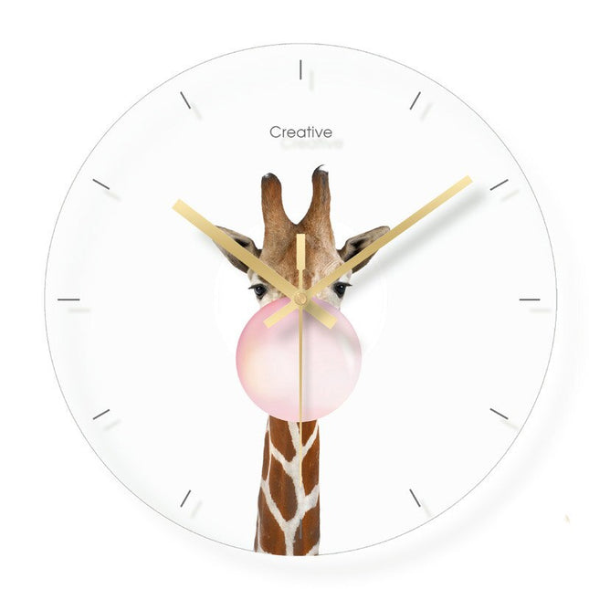 Reloj de pared infantil con zorro