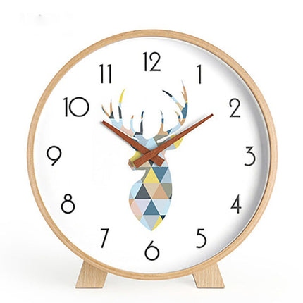 Reloj de sobremesa madera estilo nórdico