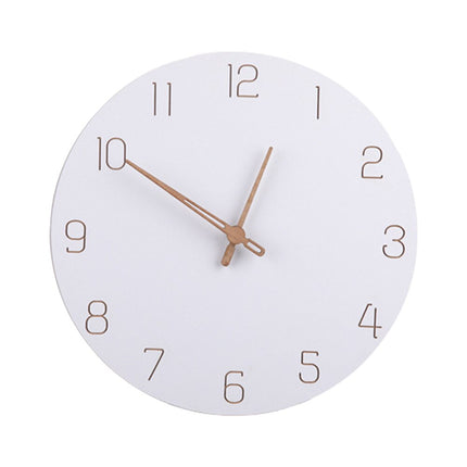 Reloj de pared escandinavo color blanco