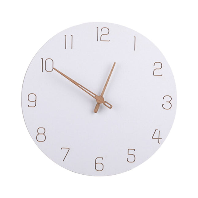 Reloj de pared escandinavo color blanco