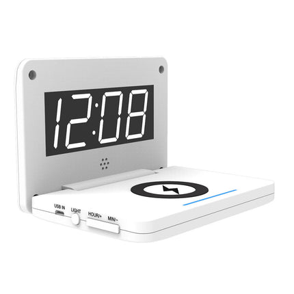 Despertador Digital con Cargador Inalámbrico