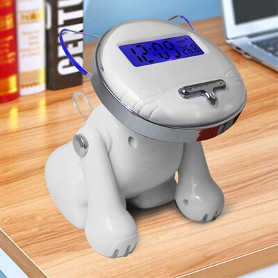 Despertador Digital Infantil Perro Robot